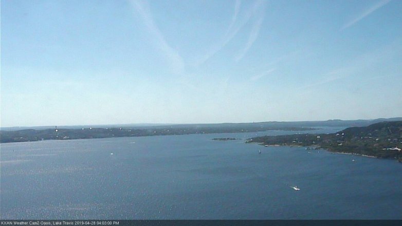 Lake Travis webcam, April 28, 2019 3:05 PM CT