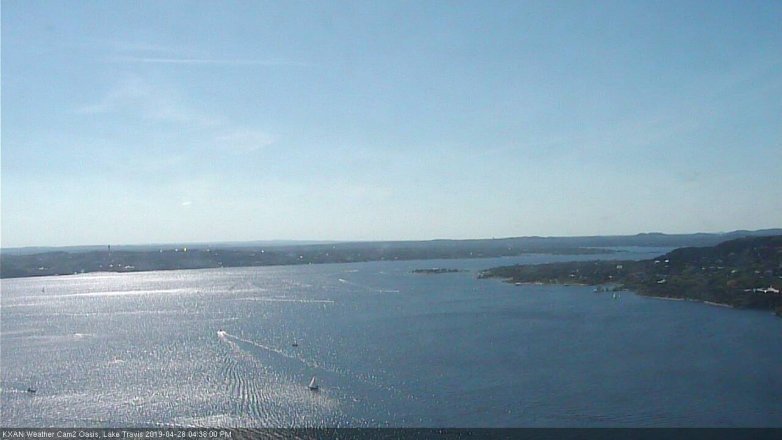 Lake Travis webcam, April 28, 2019 3:40 PM CT
