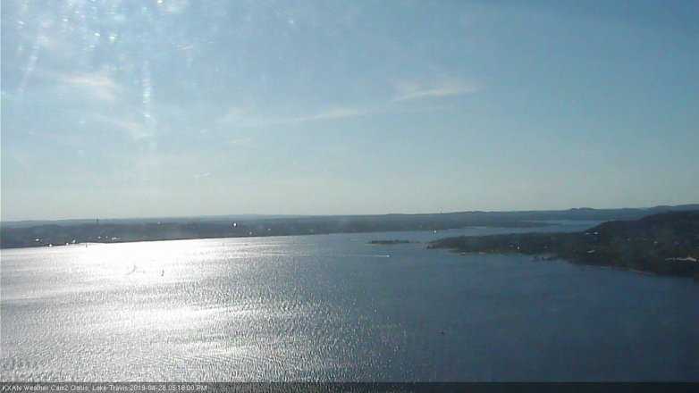 Lake Travis webcam, April 28, 2019 4:20 PM CT