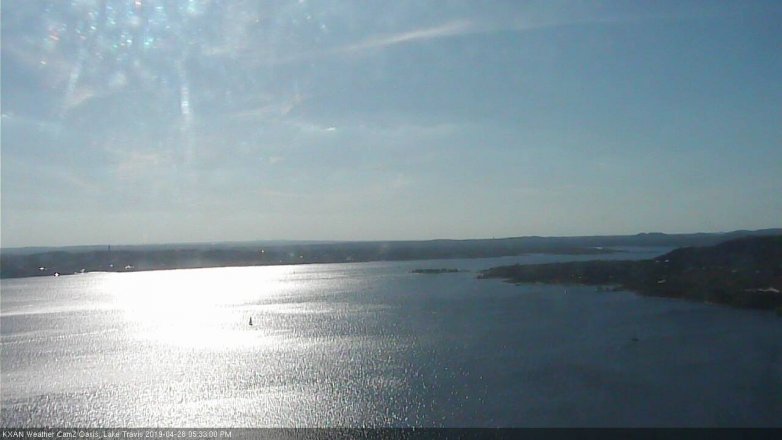 Lake Travis webcam, April 28, 2019 4:35 PM CT