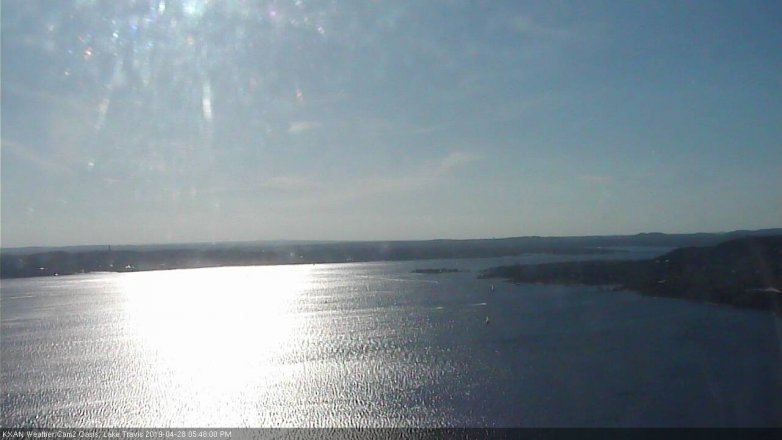 Lake Travis webcam, April 28, 2019 4:50 PM CT