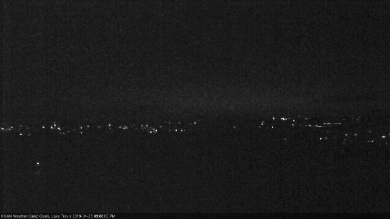 Lake Travis webcam, April 28, 2019 8:10 PM CT