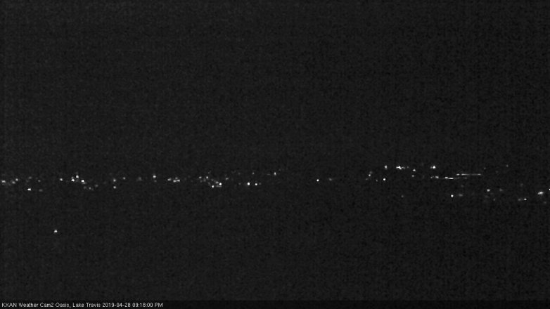 Lake Travis webcam, April 28, 2019 8:20 PM CT