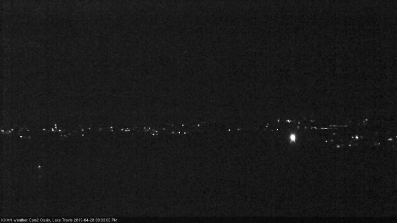 Lake Travis webcam, April 28, 2019 8:35 PM CT