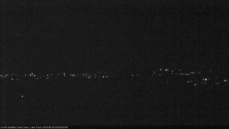 Lake Travis webcam, April 28, 2019 8:40 PM CT