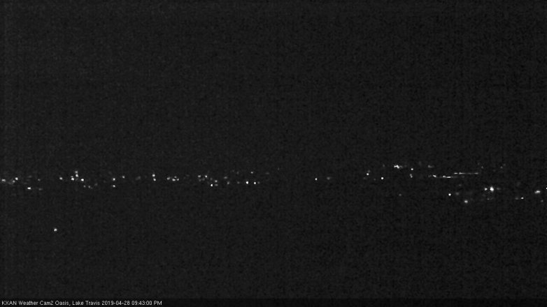 Lake Travis webcam, April 28, 2019 8:45 PM CT