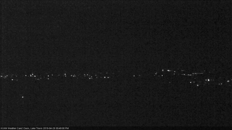 Lake Travis webcam, April 28, 2019 8:50 PM CT