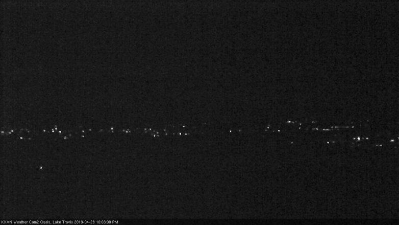 Lake Travis webcam, April 28, 2019 9:05 PM CT