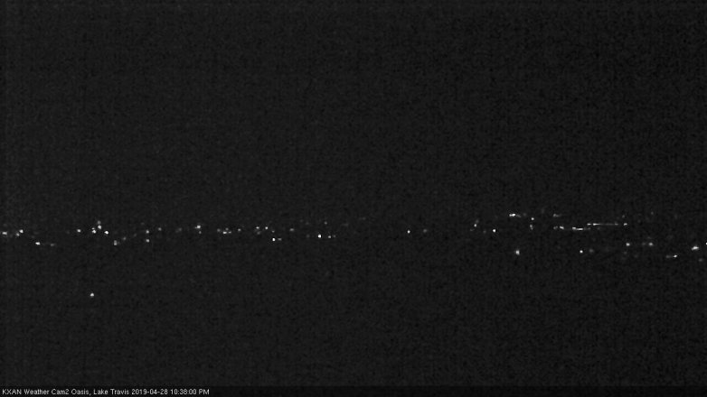 Lake Travis webcam, April 28, 2019 9:40 PM CT