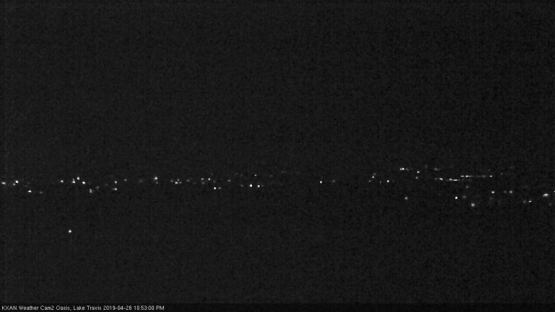 Lake Travis webcam, April 28, 2019 9:55 PM CT