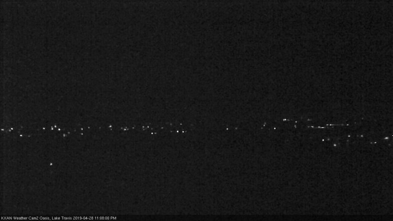Lake Travis webcam, April 28, 2019 10:10 PM CT