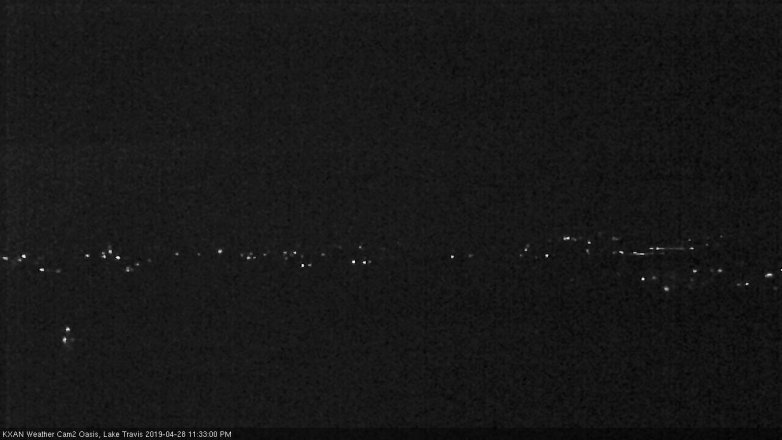 Lake Travis webcam, April 28, 2019 10:35 PM CT
