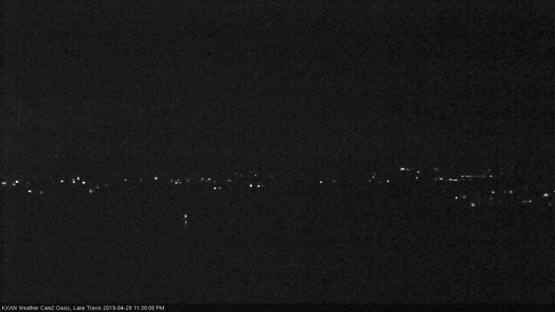 Lake Travis webcam, April 28, 2019 10:40 PM CT