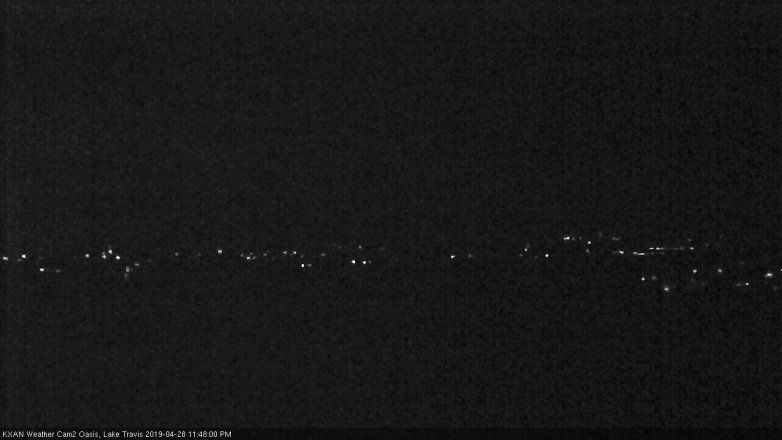 Lake Travis webcam, April 28, 2019 10:50 PM CT