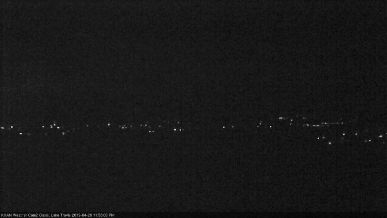 Lake Travis webcam, April 28, 2019 10:55 PM CT