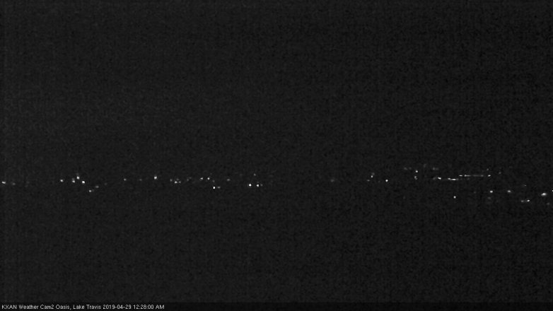 Lake Travis webcam, April 28, 2019 11:30 PM CT