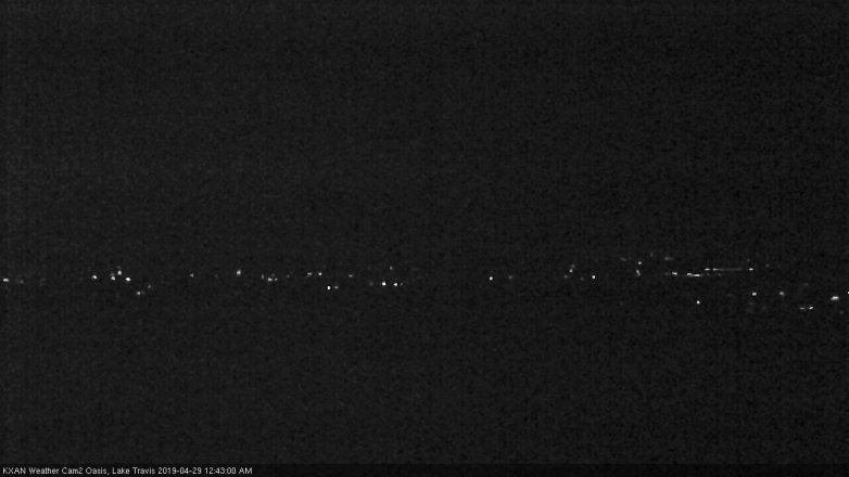 Lake Travis webcam, April 28, 2019 11:45 PM CT