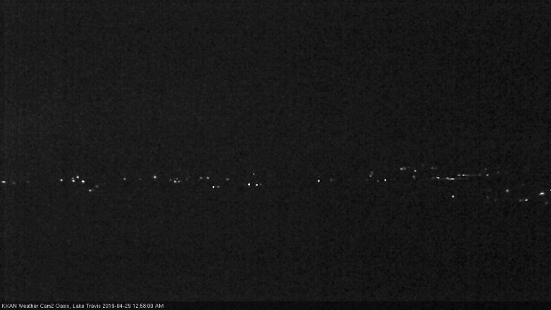 Lake Travis webcam, April 28, 2019 12:00 AM CT