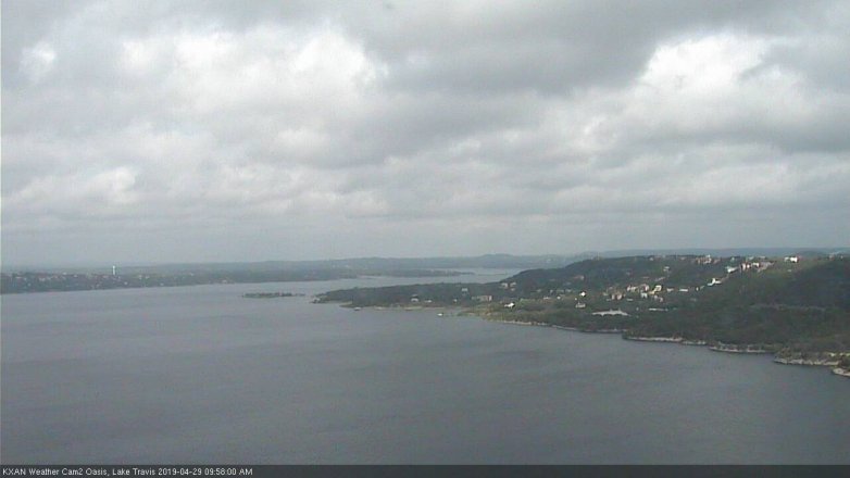 Lake Travis webcam, April 29, 2019 9:00 AM CT