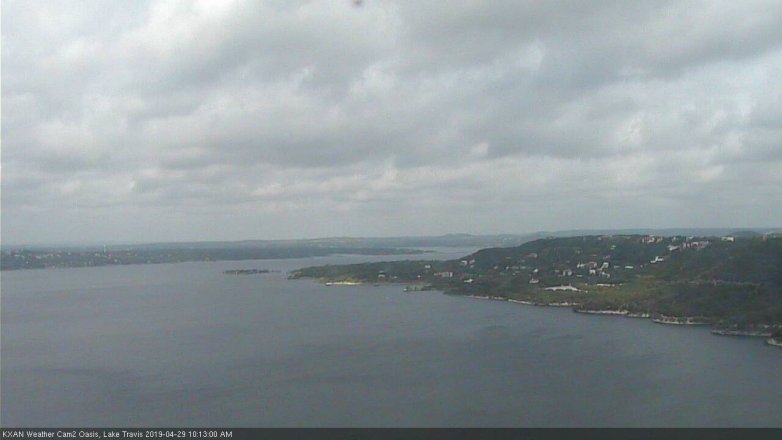 Lake Travis webcam, April 29, 2019 9:15 AM CT