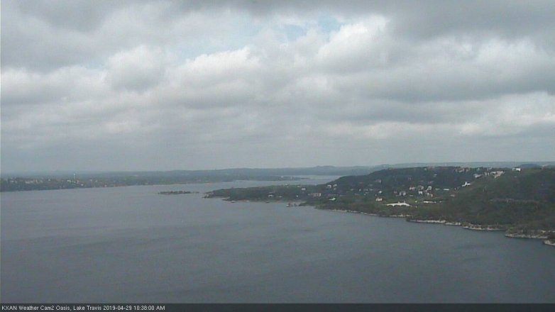 Lake Travis webcam, April 29, 2019 9:40 AM CT
