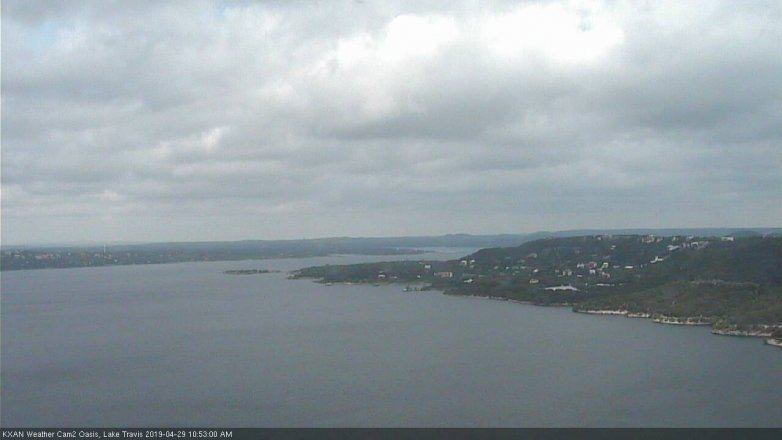Lake Travis webcam, April 29, 2019 9:55 AM CT