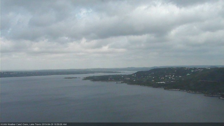Lake Travis webcam, April 29, 2019 10:00 AM CT