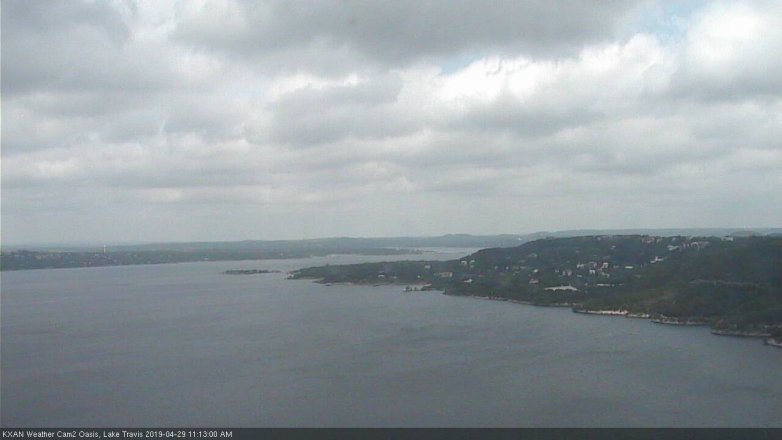 Lake Travis webcam, April 29, 2019 10:15 AM CT