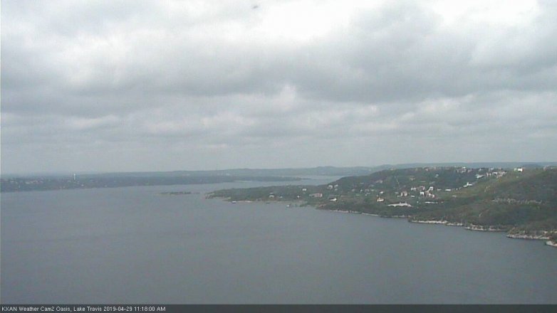 Lake Travis webcam, April 29, 2019 10:20 AM CT