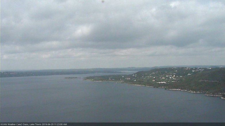 Lake Travis webcam, April 29, 2019 10:25 AM CT