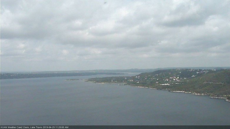 Lake Travis webcam, April 29, 2019 10:30 AM CT