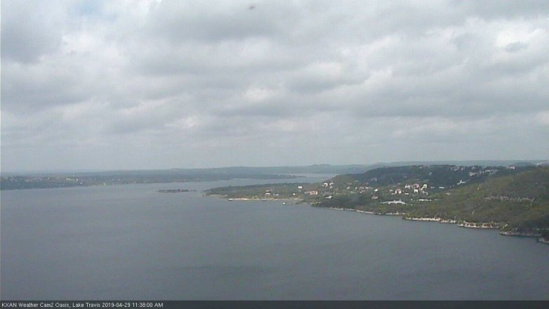 Lake Travis webcam, April 29, 2019 10:40 AM CT