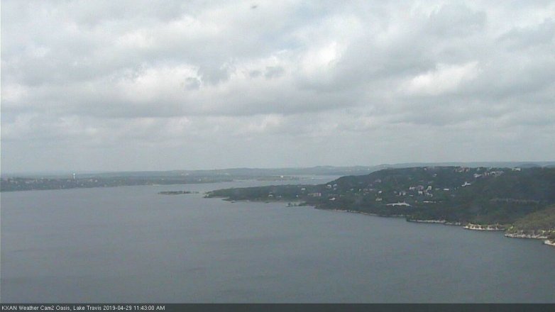 Lake Travis webcam, April 29, 2019 10:45 AM CT