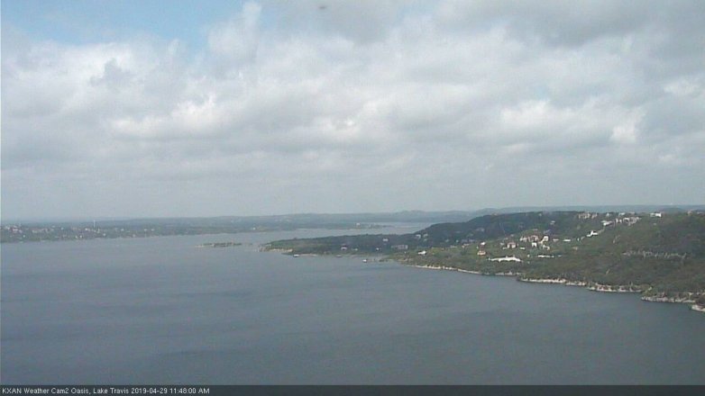 Lake Travis webcam, April 29, 2019 10:50 AM CT