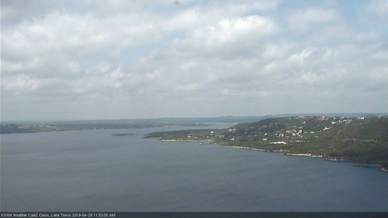 Lake Travis webcam, April 29, 2019 10:55 AM CT