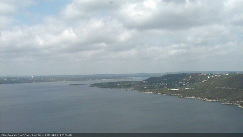 Lake Travis webcam, April 29, 2019 11:00 AM CT