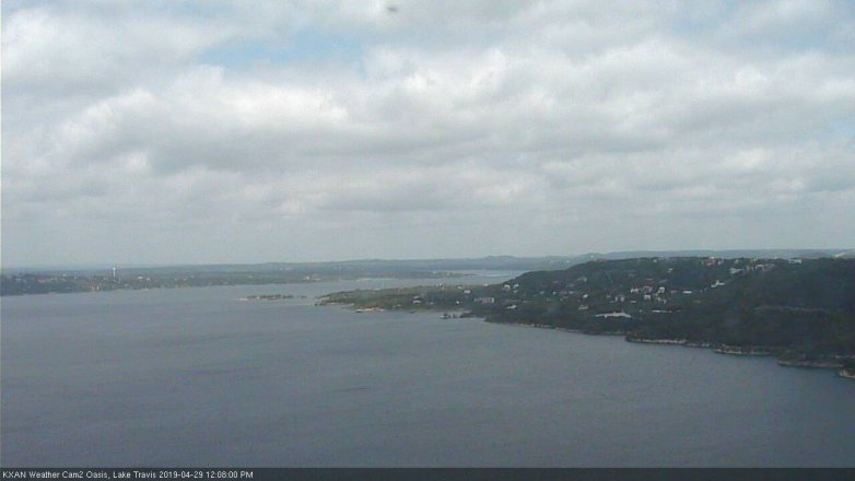 Lake Travis webcam, April 29, 2019 11:10 AM CT