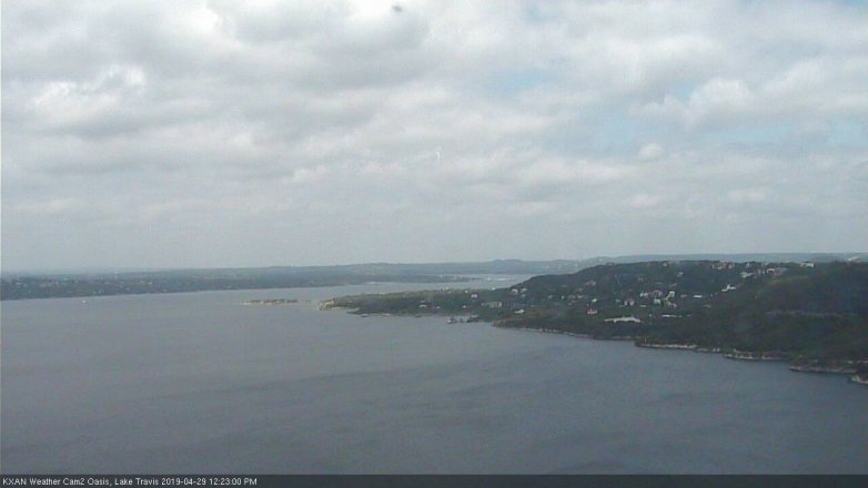 Lake Travis webcam, April 29, 2019 11:25 AM CT