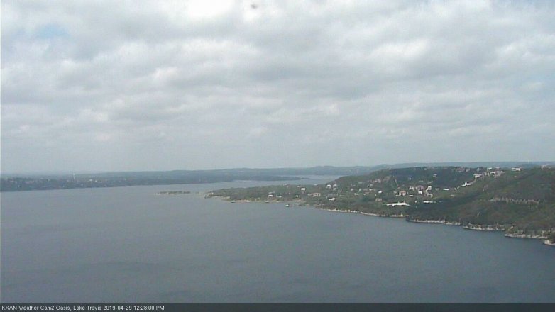 Lake Travis webcam, April 29, 2019 11:30 AM CT