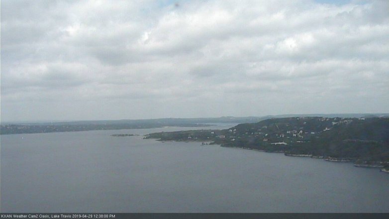 Lake Travis webcam, April 29, 2019 11:40 AM CT