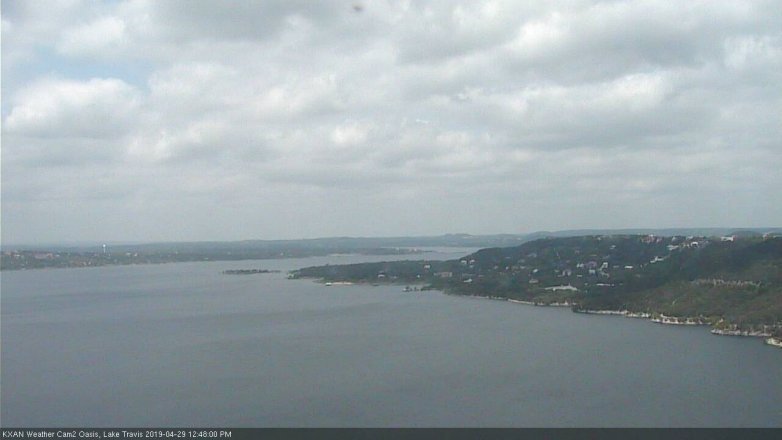Lake Travis webcam, April 29, 2019 11:50 AM CT