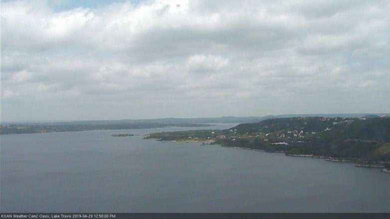 Lake Travis webcam, April 29, 2019 12:00 PM CT