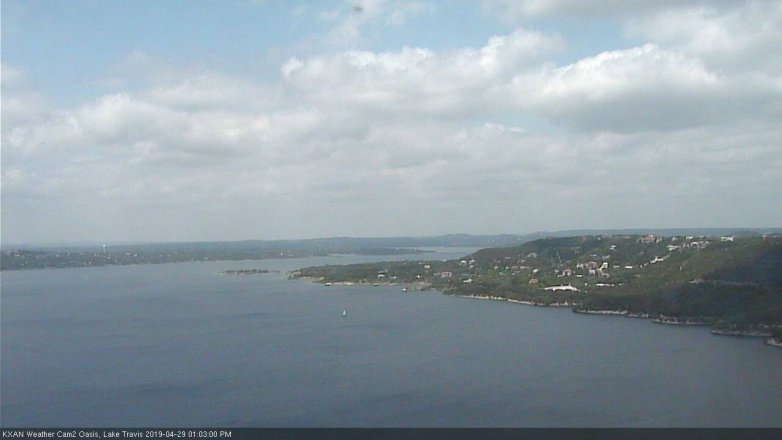 Lake Travis webcam, April 29, 2019 12:05 PM CT