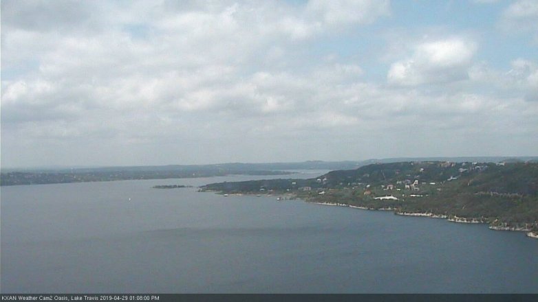 Lake Travis webcam, April 29, 2019 12:10 PM CT
