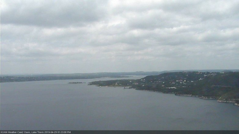 Lake Travis webcam, April 29, 2019 12:25 PM CT