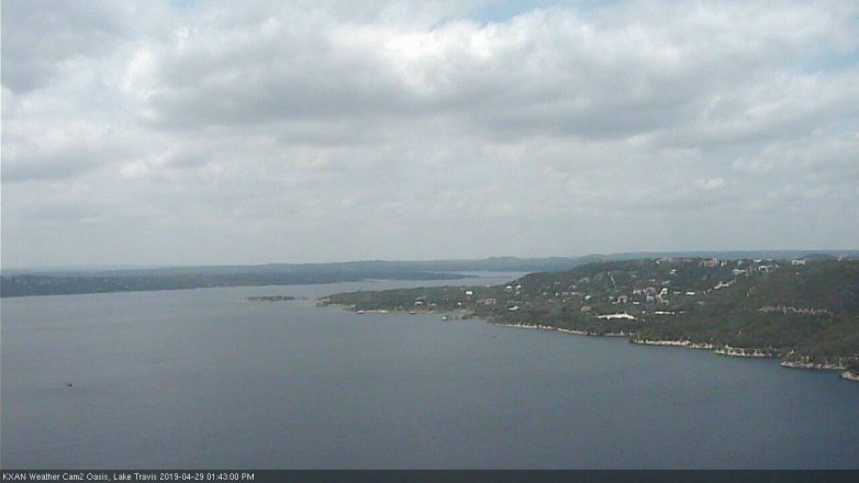 Lake Travis webcam, April 29, 2019 12:45 PM CT