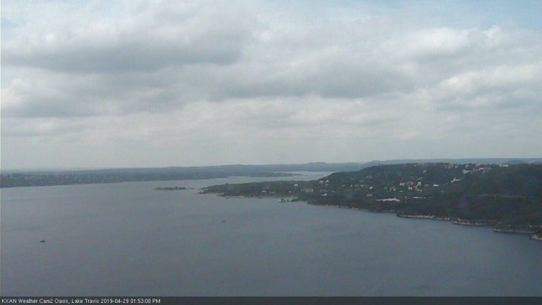 Lake Travis webcam, April 29, 2019 12:55 PM CT