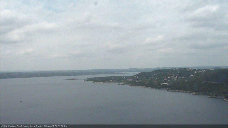 Lake Travis webcam, April 29, 2019 1:05 PM CT