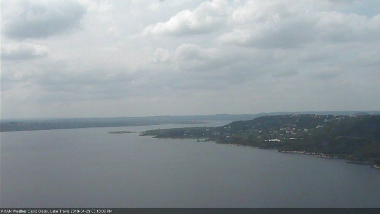 Lake Travis webcam, April 29, 2019 2:20 PM CT