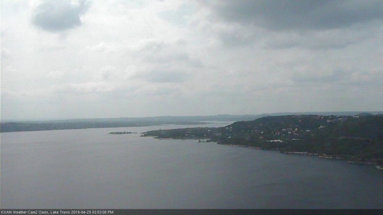 Lake Travis webcam, April 29, 2019 2:55 PM CT